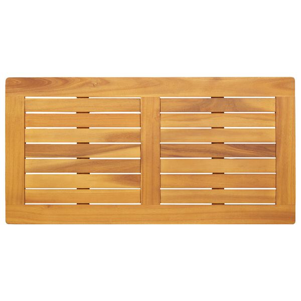 vidaXL Piano del tavolo Olio Naturale 90 x 45 x 2 cm