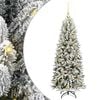 vidaXL Albero di Natale artificiale Bianco 120 cm