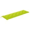 vidaXL Panca da Giardino Cuscino Verde Brillante 175 cm Legno di Teak