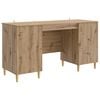 vidaXL Scrivania Rovere Artigianale Legno ingegnerizzato
