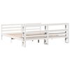 vidaXL Letto senza Materasso Bianco 180x200 cm Legno Massello di Pino