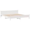 vidaXL Letto senza Materasso Bianco 180x200 cm Legno Massello di Pino