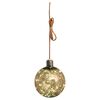 Luxform Lighting Luce LED Sfera Fum&eacute; Batteria Stringa G170 Trasparente