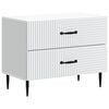 vidaXL Armadio da Notte con cassetto Bianco 62 x 34,5 x 47,5 cm