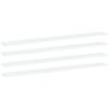 vidaXL Ripiani per Libreria 4pz Bianchi 100x10x1,5cm Legno Multistrato