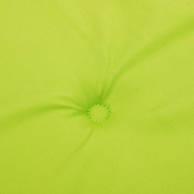 vidaXL Cuscino per Panca Verde Brillante 120x50x3 cm in Tessuto Oxford