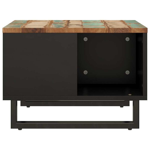 vidaXL Tavolino da Salotto 60x50x35 cm in Legno Massello di Recupero