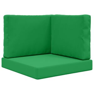 vidaXL Cuscino per divano da esterno Poliestere Verde 60 x 60 cm