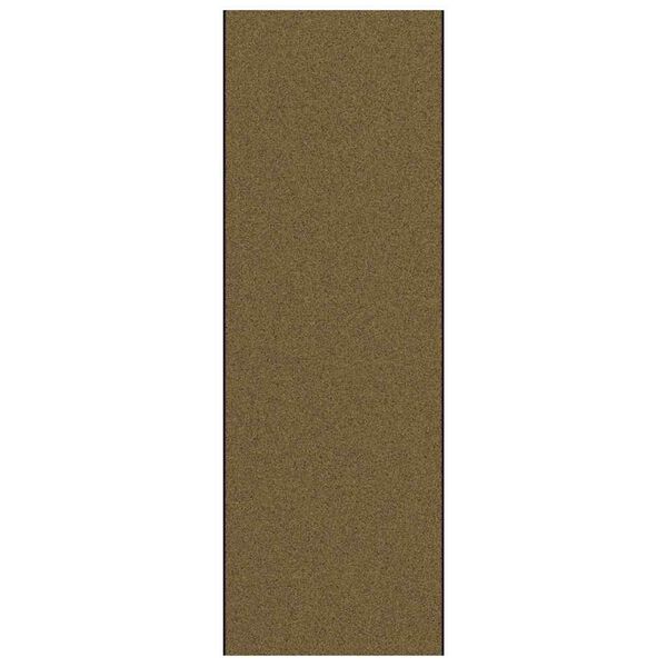 vidaXL Tappetino Altro Marrone e Nero 120 x 350 cm Poliammide e PVC