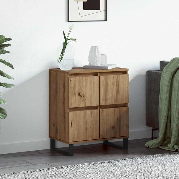 vidaXL Credenza Rovere artigianale 60 x 35 x 70 cm