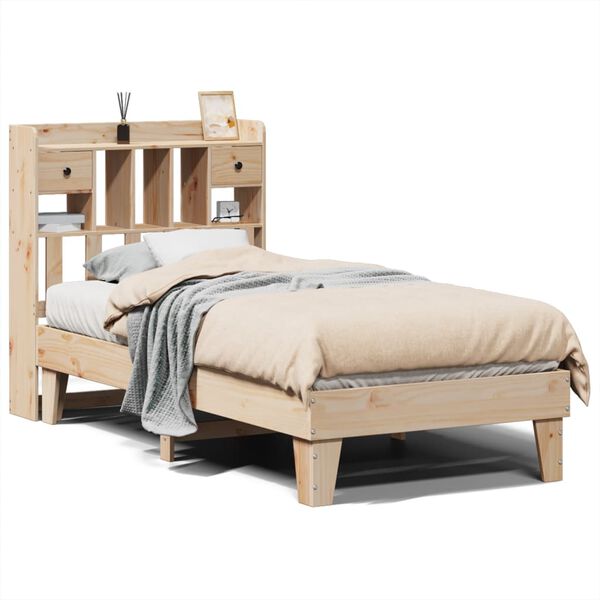 vidaXL Letto senza Materasso 90x190 cm in Legno Massello di Pino