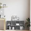 vidaXL Libreria/Credenza Grigio Sonoma 66x30x130 cm Legno Multistrato