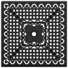 vidaXL Tavolo da Giardino Nero 80x80x75 cm in Alluminio Pressofuso