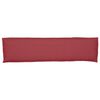vidaXL Set di Cuscini per Pallet 2 pcs Rosso Vino 100 x 40 x 8 cm
