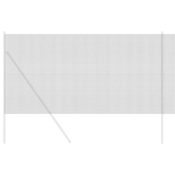 vidaXL Recinzione in Rete Saldato Grigio 1 x 50 m