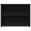 vidaXL Tavolino da salotto Rovere Nero 102 x 55 x 42 cm