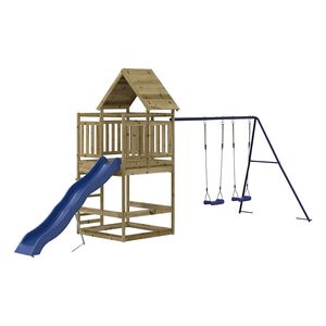 vidaXL Set da Gioco da Esterno in Legno di Pino Impregnato