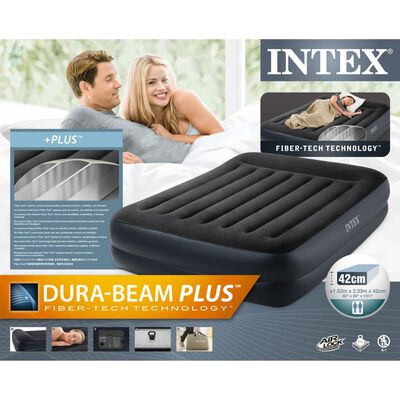 Intex Materasso ad Aria Dura-Beam Plus Pillow Rest Raised Queen 42 cm