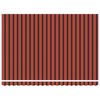 vidaXL Tenda Retrattile Arancione Marrone 4,5x3 m Tessuto e Alluminio