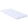 vidaXL Materasso in Schiuma Estensibile 80 x 200 cm Bianco