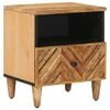 vidaXL Comodino Marrone 50 x 33 x 60 cm Legno di mango massello