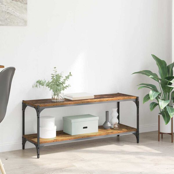 vidaXL Mobile TV Legno vecchio 100x33x41cm