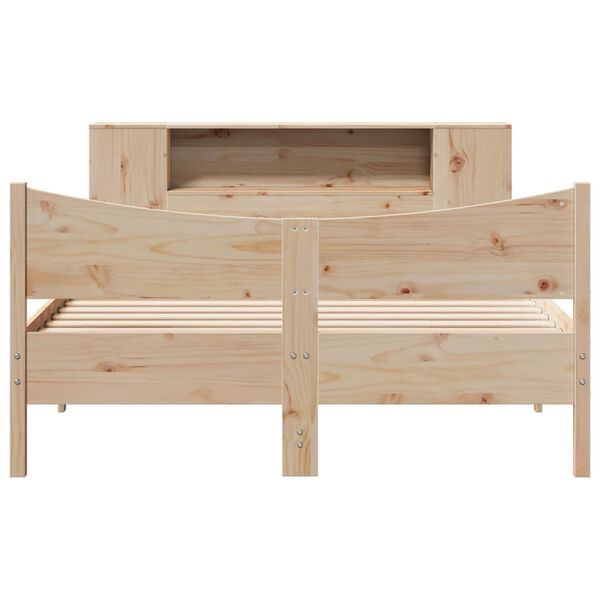 vidaXL Letto senza Materasso 135x190 cm in Legno Massello di Pino
