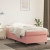 vidaXL Struttura Letto a Rete a Molle Rosa 100x200 cm in Velluto