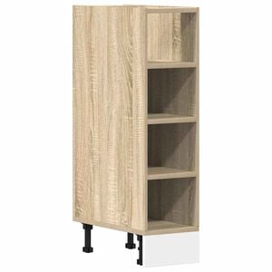 vidaXL Armadio Inferiore &ldquo;Riga&rdquo; Rovere Sonoma 20x44,5x81,5 cm