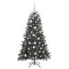 vidaXL Albero di Natale artificiale con 150 LED Verde 150 cm
