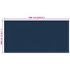 vidaXL Pellicola Galleggiante Solare PE Piscina 600x300 cm Nero e Blu