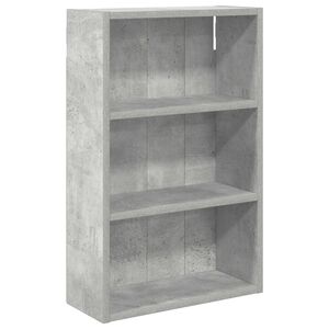 vidaXL Armadio da bagno a muro Grigio Cemento 40 x 16 x 62,5 cm