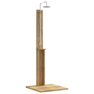 vidaXL Doccia da esterno 217 cm Bianco