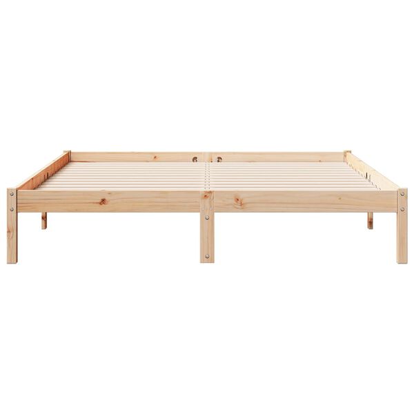 vidaXL Letto Extra Lungo senza Materasso 140x210 cm in Legno di Pino
