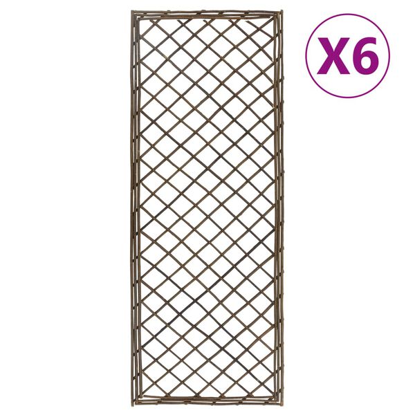 vidaXL Tralicci da Giardino 6 pz 30x170 cm Salice