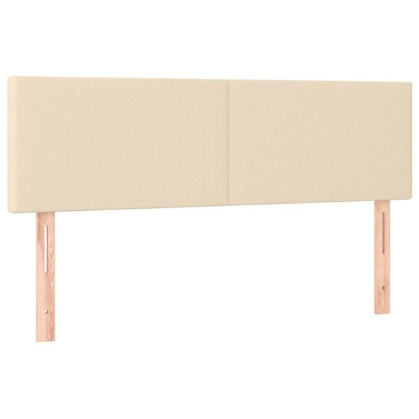 vidaXL Testiere Crema 144x5x78/88 cm in Tessuto