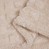 vidaXL Coperte da Pile 6 pcs Beige 150 x 130 cm Panno