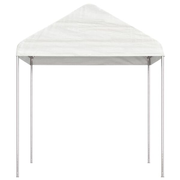 vidaXL Gazebo con Tetto Bianco 17,84x2,28x2,69 m in Polietilene