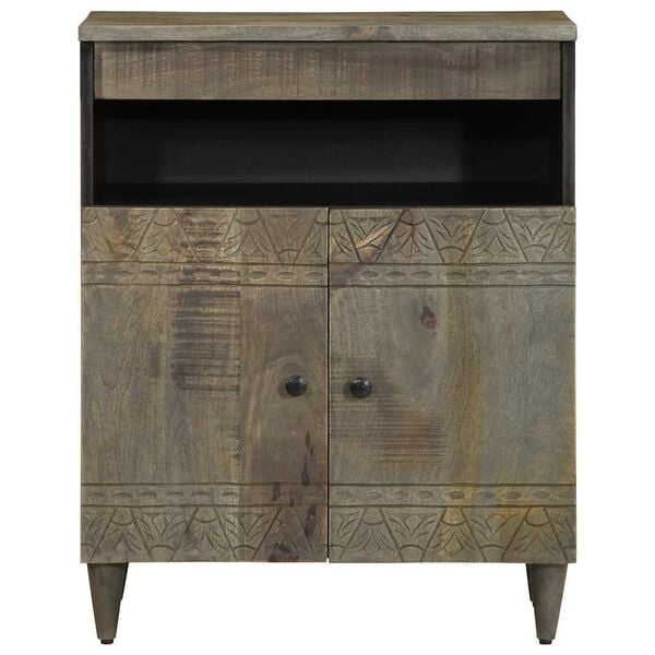 vidaXL Credenza 60x33x75 cm in Legno Massello di Mango