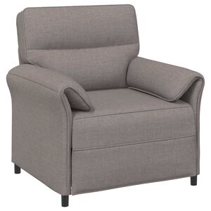 vidaXL Divano 1 posto Tortora 88 x 83 x 95 cm Tessuto