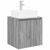 vidaXL Mobile lavabo da parete Sonoma grigio 49,5 x 41 x 79,5 cm