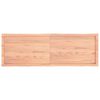 vidaXL Piano Tavolo Marrone Chiaro 160x50x(2-4) cm Rovere Non Trattato