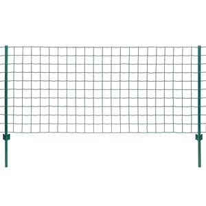 vidaXL Recinzione Euro 20x1,2 m in Acciaio Verde