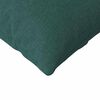 vidaXL Cuscini da Divano 2 pcs Verde Scuro 200 x 40 cm Tessuto