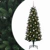 vidaXL Albero di Natale Artificiale con Palline 120 cm 150 LED