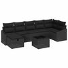 vidaXL Set di divani 8 pz polyrattan