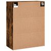 vidaXL Mobile a Parete Rovere Fumo 69,5x34x90 cm
