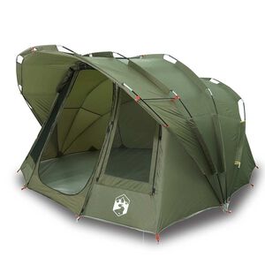 vidaXL Tenda da Pesca per 5 Persone Verde Oliva Impermeabile