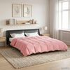 vidaXL Duvet Estivo Trapuntato Rosa 200 x 220 cm Microfibra