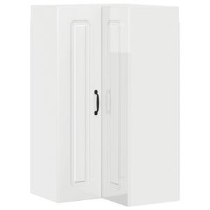 vidaXL Pannello lavastoviglie Kalmar Bianco Lucido 57 x 57 x 100 cm